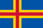 Flag of Aland Islands.