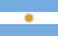 Flag of Argentina.