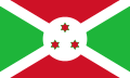 Flag of Burundi.