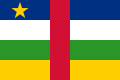 Flag of Central African Republic.