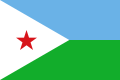 Flag of Djibouti.