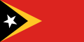 Flag of East Timor.