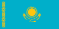 Flag of Kazakhstan.