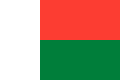 Flag of Madagascar.