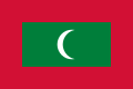 Flag of Maldives.