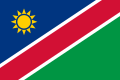 Flag of Namibia.