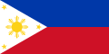 Flag of Philippines.