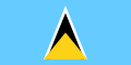 Flag of Saint Lucia.