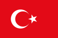 Flag of Turkey.