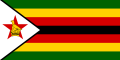 Flag of Zimbabwe.