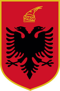 Coat of arms of Albania.