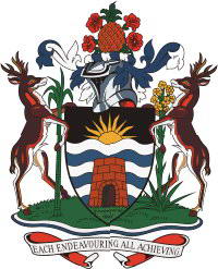 Coat of arms of Antigua and Barbuda.