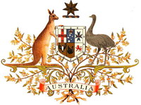 Coat of arms of Australia.