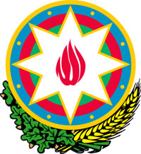 Coat of arms of Azerbaijan.