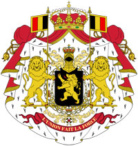 Coat of arms of Belgium.