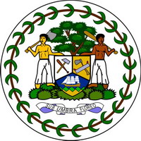 Coat of arms of Belize.