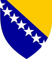 Coat of arms of Bosnia and Herzegovina.