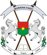 Coat of arms of Burkina Faso.