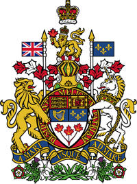 Coat of arms of Canada.