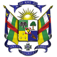 Coat of arms of Central African Republic.