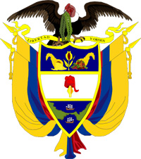 Coat of arms of Colombia.