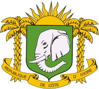 Coat of arms of Ivory Coast.