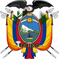 Coat of arms of Ecuador.