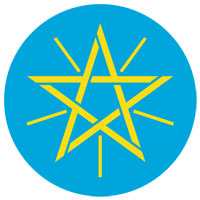 Coat of arms of Ethiopia.