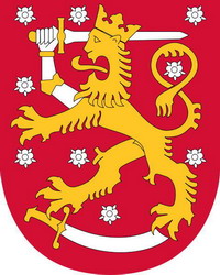 Coat of arms of Finland.