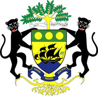 Coat of arms of Gabon.