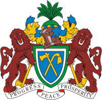 Coat of arms of Gambia.