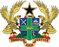 Coat of arms of Ghana.