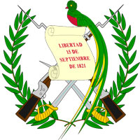 Coat of arms of Guatemala.