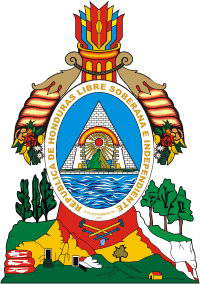 Coat of arms of Honduras.