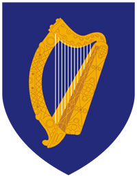 Coat of arms of Ireland.