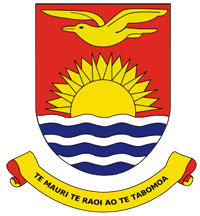 Coat of arms of Kiribati.