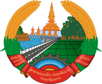 Coat of arms of Laos.