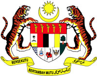 Coat of arms of Malaysia.