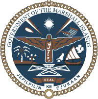 Coat of arms of Marshall Islands.