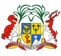 Coat of arms of Mauritius.