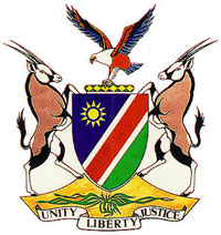 Coat of arms of Namibia.