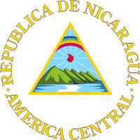 Coat of arms of Nicaragua.