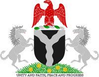 Coat of arms of Nigeria.