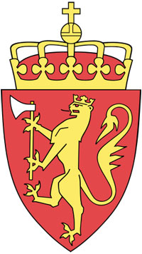 Coat of arms of Norway.