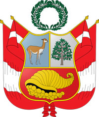 Coat of arms of Peru.