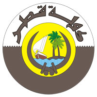 Coat of arms of Qatar.