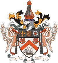 Coat of arms of Saint Kitts and Nevis.