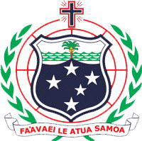 Coat of arms of Samoa.