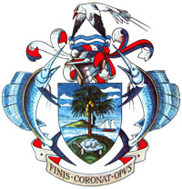 Coat of arms of Seychelles.