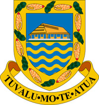 Coat of arms of Tuvalu.